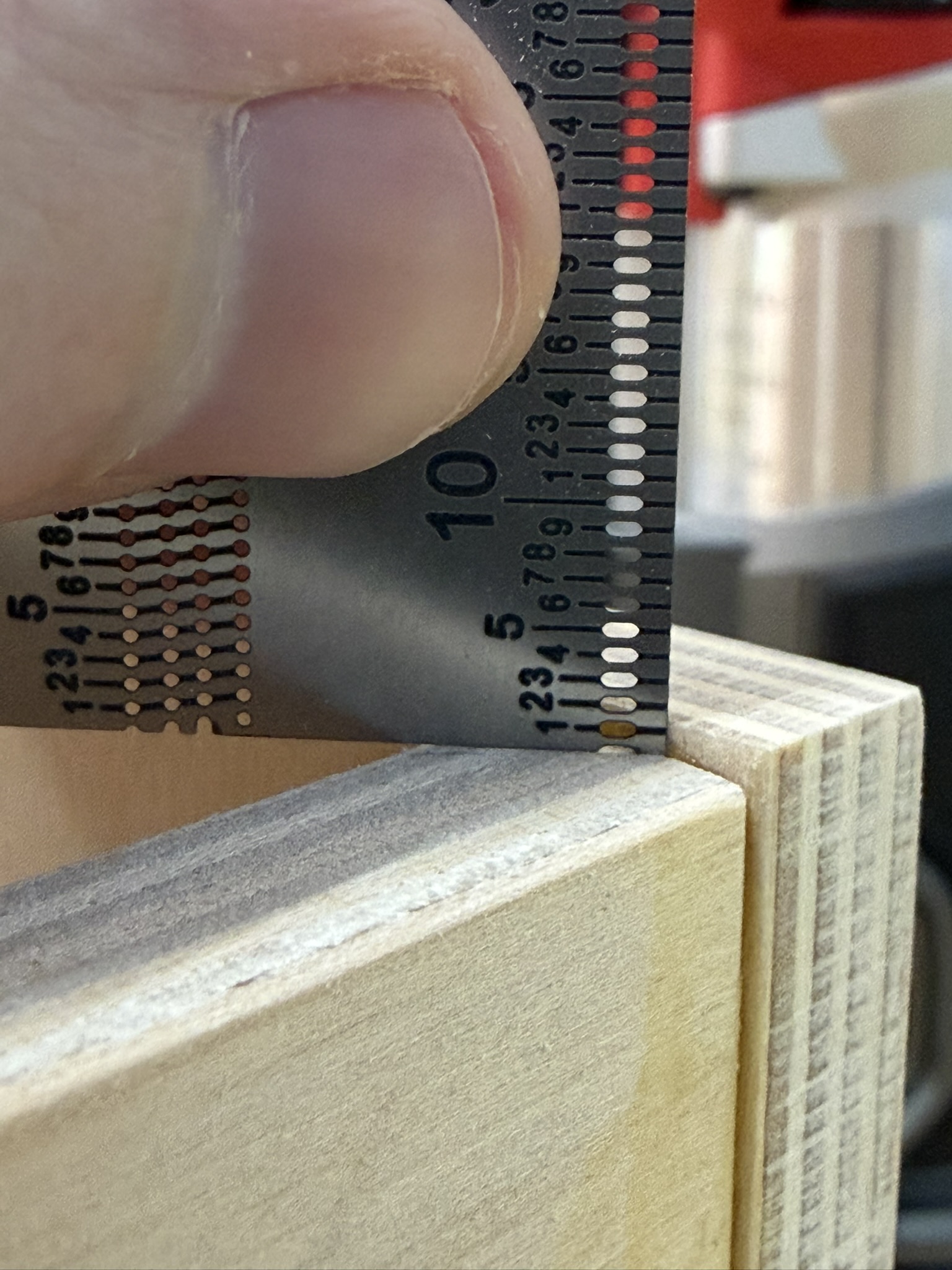 misalignment on front face