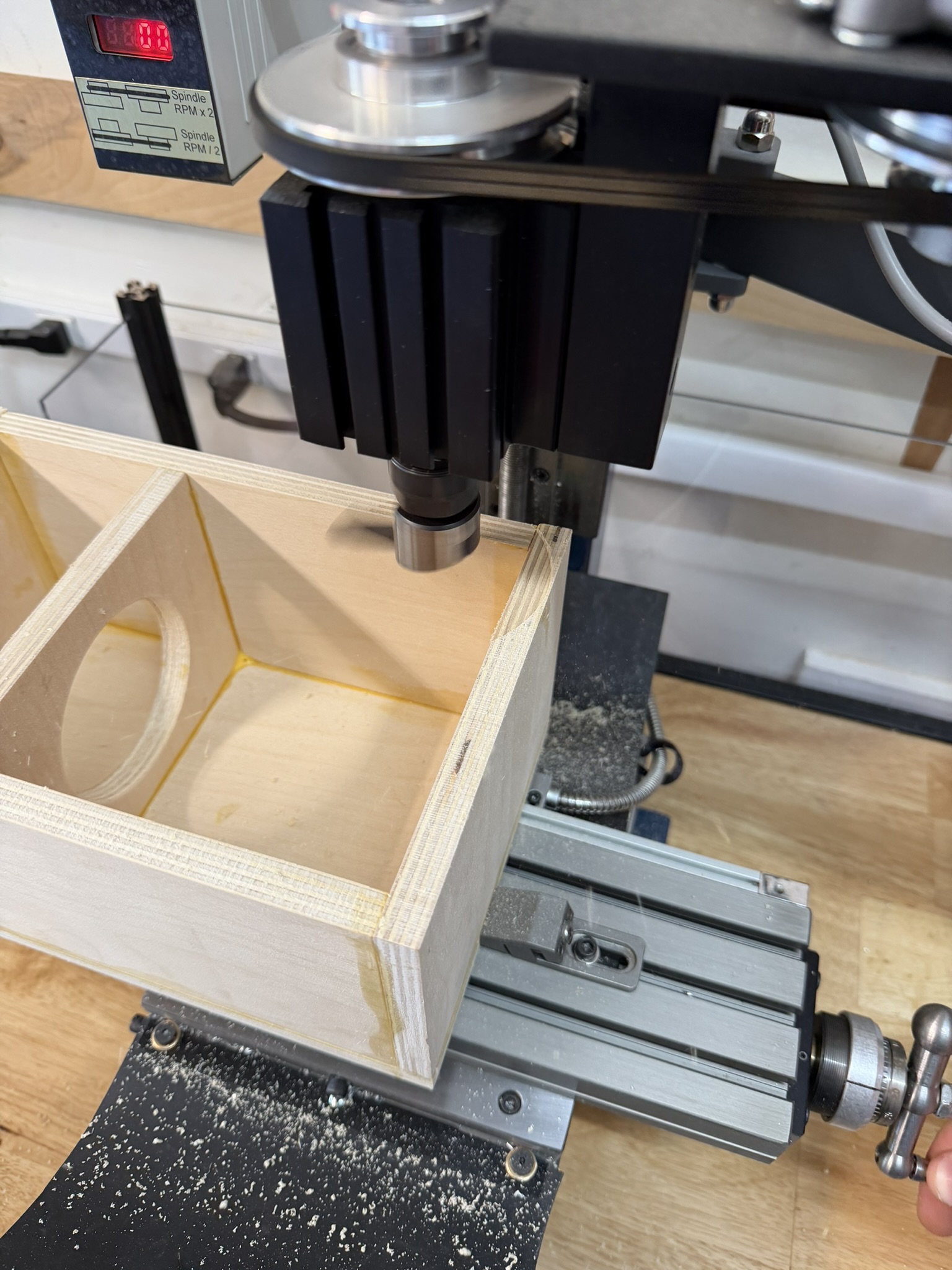 milling the front faces perfectly flat